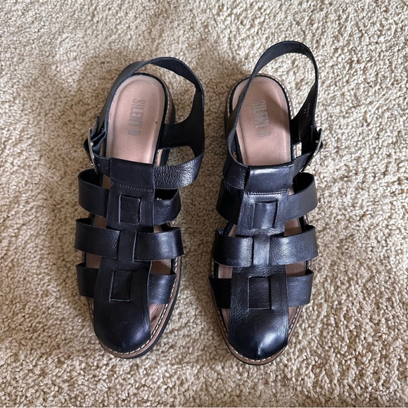 Silent D Anthropologie Oggy Fisherman Sandals Size 41 - Picture 2 of 5